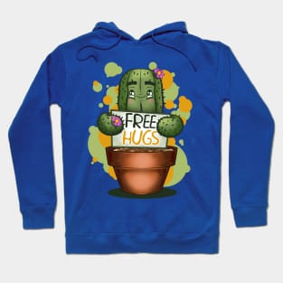 cactus free hugs cute and funny Hoodie